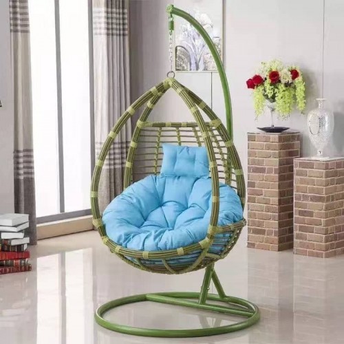 Swinging cushion outdoor chair