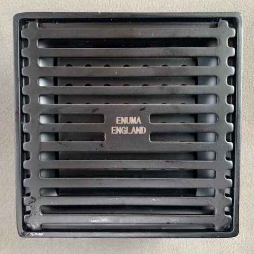 Enuma Black Coated 10cm x 10cm Floor Drain