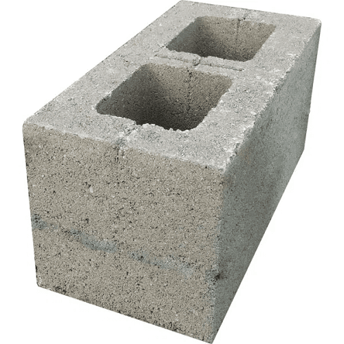 9" (225mm x 225mm x 450mm) Hollow Concrete Blocks